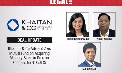 Khaitan & Co Advised Axis Mutual Fund On Acquiring Minority Stake In Premier Energies For ₹846 Cr Khaitan & Co Advised Axis Mutual Fund On Acquiring Minority Stake In Premier Energies For ₹846 Cr