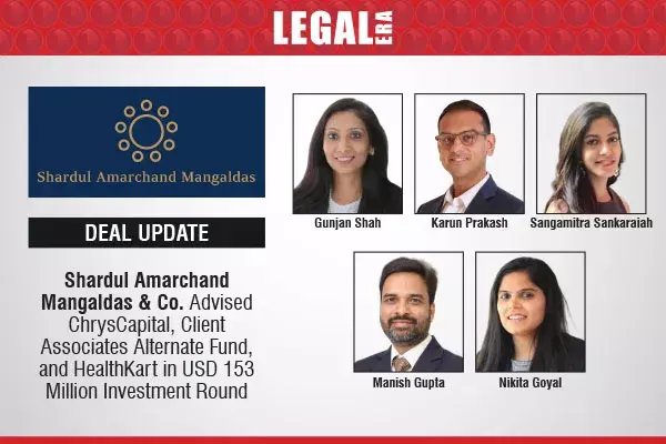 Shardul Amarchand Mangaldas & Co. Advised ChrysCapital, Client Associates Alternate Fund, And HealthKart In USD 153 Million Investment Round Shardul Amarchand Mangaldas & Co. Advised ChrysCapital, Client Associates Alternate Fund, And HealthKart In USD 153 Million Investment Round