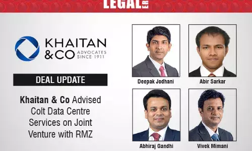 Khaitan & Co Advised Colt Data Centre Services On Joint Venture With RMZ