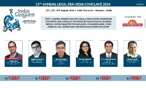 Leaders Speaker Evolving Legal & Regulatory Framework for Digital Era in India at the Cross Section of Digital Business Models, Interconnected Technologies, Consumer Harm, Cyber Crimes & Law. Understand the Know How’s from the Expert
