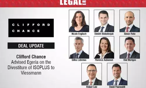 Clifford Chance Advised Egeria On The Divestiture Of ISOPLUS To Viessmann