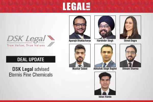 DSK Legal Advised Eternis Fine Chemicals