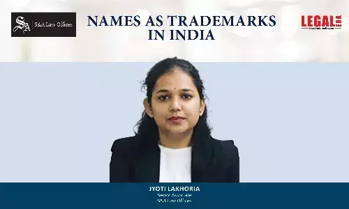 Names As Trademarks In India Names As Trademarks In India