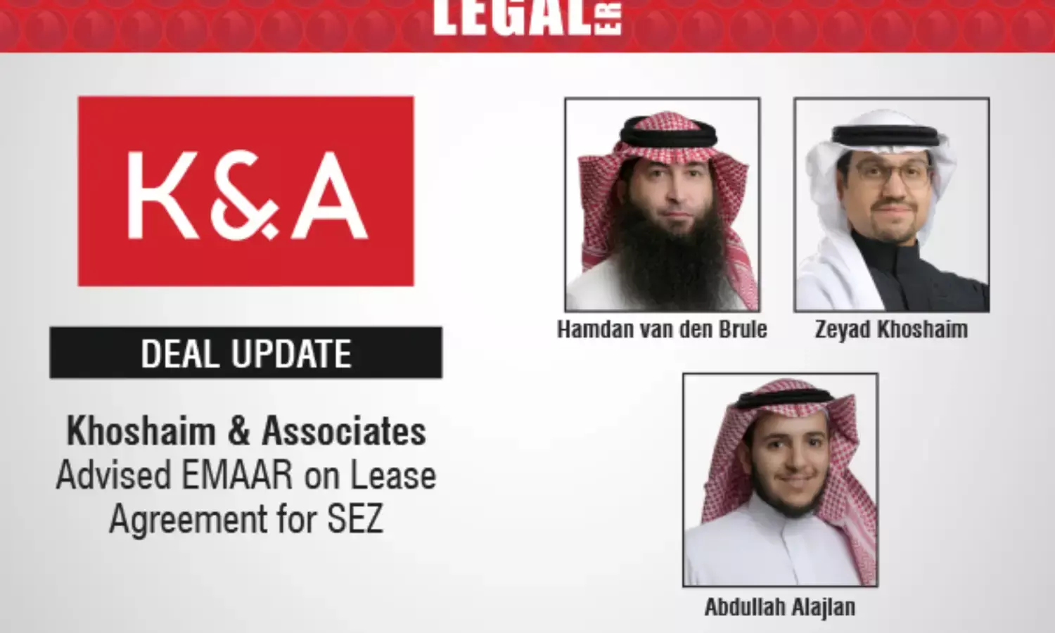 Khoshaim & Associates Advised EMAAR On Lease Agreement For SEZ