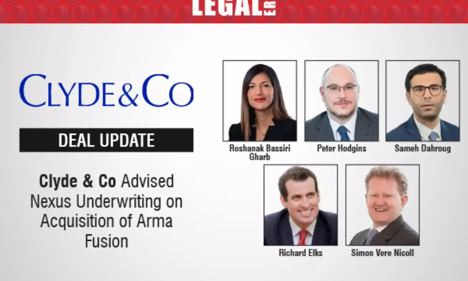 Clyde & Co Advised Nexus Underwriting On Acquisition Of Arma Fusion