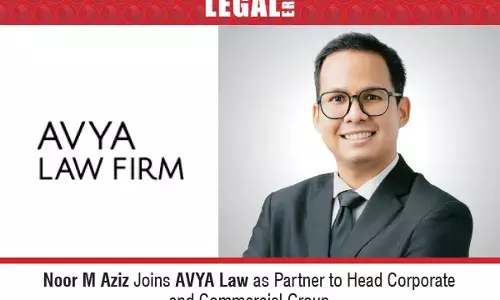 Noor M Aziz Joins AVYA Law As Partner To Head Corporate And Commercial Group Noor M Aziz Joins AVYA Law As Partner To Head Corporate And Commercial Group