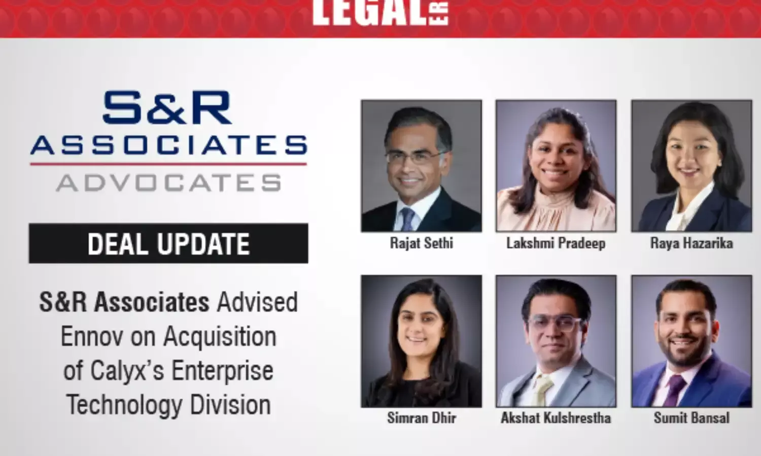 S&R Associates Advised Ennov On Acquisition Of Calyx’s Enterprise Technology Division