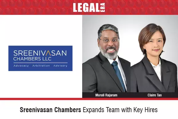 Sreenivasan Chambers Expands Team With Key Hires Sreenivasan Chambers Expands Team With Key Hires