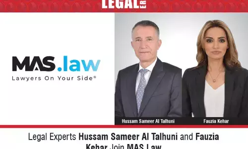 Legal Experts Hussam Sameer Al Talhuni And Fauzia Kehar Join MAS Law