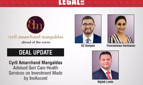 Cyril Amarchand Mangaldas Advised Geri Care Health Services On Investment Made By InvAscent Cyril Amarchand Mangaldas Advised Geri Care Health Services On Investment Made By InvAscent