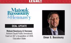 Matouk Bassiouny & Hennawy Advised Saudi Public Investment Fund On SIC’s Acquisition Of CIRA Education Stake