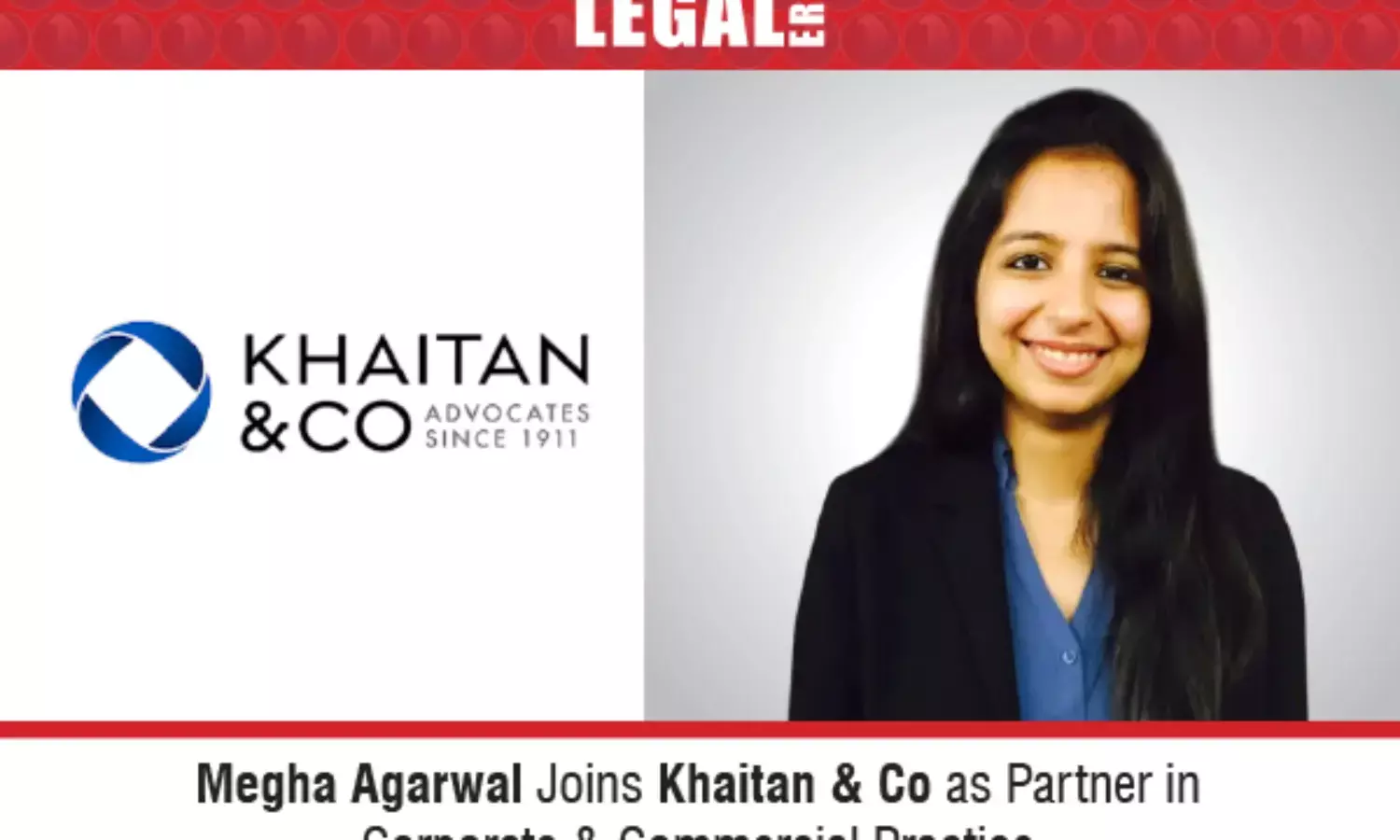Megha Agarwal Joins Khaitan & Co As Partner In Corporate & Commercial Practice