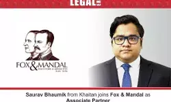 Saurav Bhaumik from Khaitan Joins Fox & Mandal As Associate Partner Saurav Bhaumik from Khaitan Joins Fox & Mandal As Associate Partner