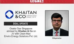 Osaka Gas Singapore Advised By Khaitan & Co On JV With Clean Max Enviro Energy Solutions Pvt. Ltd.