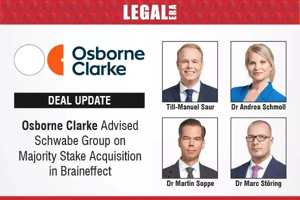 Osborne Clarke Advised Schwabe Group On Majority Stake Acquisition In Braineffect Osborne Clarke Advised Schwabe Group On Majority Stake Acquisition In Braineffect