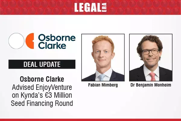 Osborne Clarke Advised EnjoyVenture On Kynda’s €3 Million Seed Financing Round