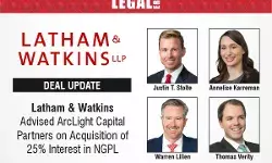 Latham & Watkins Advised ArcLight Capital Partners On Acquisition Of 25% Interest In NGPL