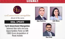 Cyril Amarchand Mangaldas Advised Neo Infra Income Opportunities Fund On INR 1500 Crore Acquisition Of Road Assets