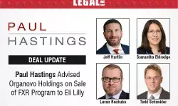 Paul Hastings Advised Organovo Holdings On Sale Of FXR Program To Eli Lilly Paul Hastings Advised Organovo Holdings On Sale Of FXR Program To Eli Lilly