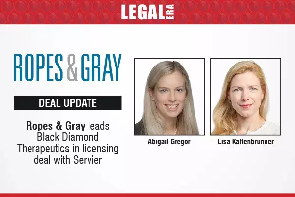Ropes & Gray Leads Black Diamond Therapeutics In Licensing Deal With Servier