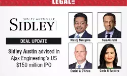 Sidley Austin Advised In Ajax Engineering’s US $150 Million IPO