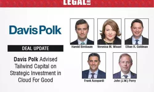 Davis Polk Advised Tailwind Capital on Strategic Investment in Cloud For Good