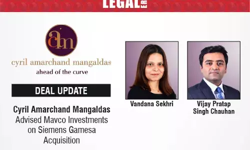 Cyril Amarchand Mangaldas Advised Mavco Investments On Siemens Gamesa Acquisition