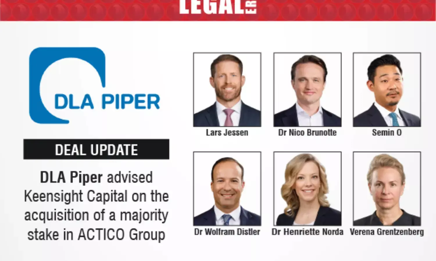 DLA Piper Advised Keensight Capital On The Acquisition Of A Majority Stake In ACTICO Group