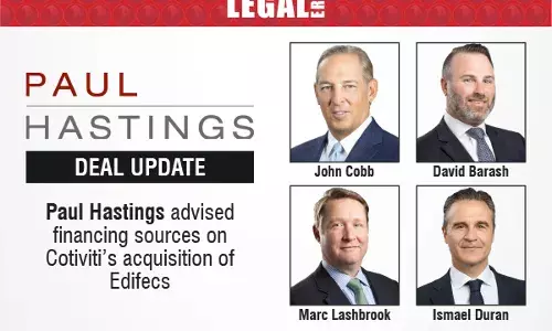 Paul Hastings Advised Financing Sources On Cotiviti’s Acquisition Of Edifecs Paul Hastings Advised Financing Sources On Cotiviti’s Acquisition Of Edifecs