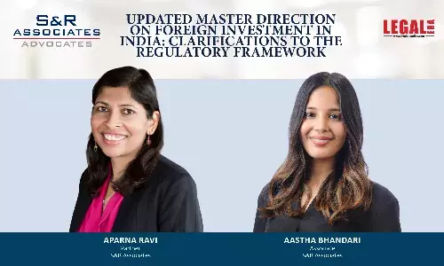 Updated Master Direction On Foreign Investment In India: Clarifications To The Regulatory Framework Updated Master Direction On Foreign Investment In India: Clarifications To The Regulatory Framework