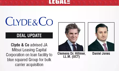 Clyde & Co Advised JA Mitsui Leasing Capital Corporation On Loan Facility To Blue Squared Group For Bulk Carrier Acquisition Clyde & Co Advised JA Mitsui Leasing Capital Corporation On Loan Facility To Blue Squared Group For Bulk Carrier Acquisition