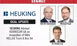 HEUKING Advised KOSMOCAR SA On Acquisition Of MAN HELLAS Truck & Bus SA HEUKING Advised KOSMOCAR SA On Acquisition Of MAN HELLAS Truck & Bus SA