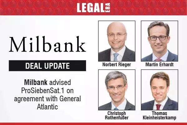 Milbank Advised ProSiebenSat.1 On Agreement With General Atlantic Milbank Advised ProSiebenSat.1 On Agreement With General Atlantic