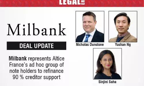 Milbank Represents Altice France’s Ad Hoc Group Of Note Holders To Refinance 90 % Creditor Support Milbank Represents Altice France’s Ad Hoc Group Of Note Holders To Refinance 90 % Creditor Support