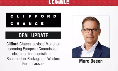 Clifford Chance advised Mondi on securing European Commission clearance for acquisition of Schumacher Packaging’s Western Europe assets Clifford Chance advised Mondi on securing European Commission clearance for acquisition of Schumacher Packaging’s Western Europe assets