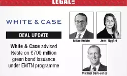 White & Case Advised Neste On €700 Million Green Bond Issuance Under EMTN Programme