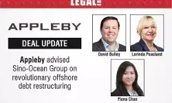 Appleby Advised Sino-Ocean Group On Revolutionary Offshore Debt Restructuring