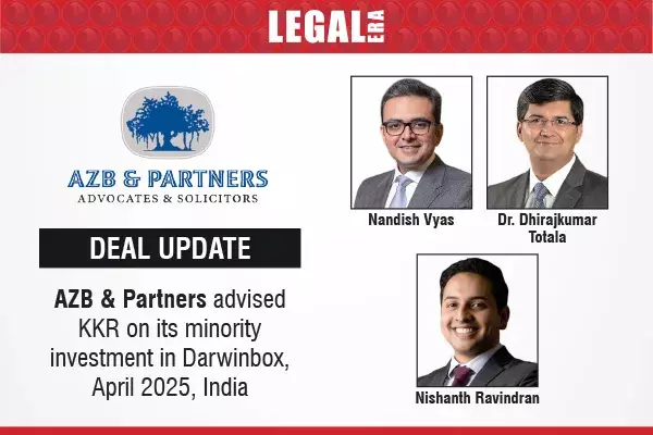 AZB & Partners advised KKR On Its Minority Investment In Darwinbox