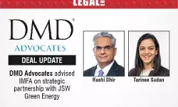 DMD Advocates Advised IMFA On Strategic Partnership With JSW Green Energy DMD Advocates Advised IMFA On Strategic Partnership With JSW Green Energy