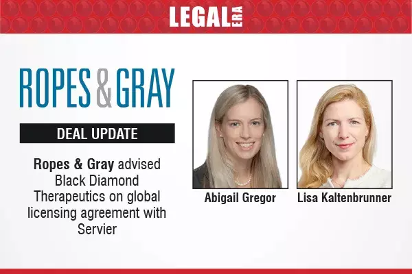 Ropes & Gray Advised Black Diamond Therapeutics On Global Licensing Agreement With Servier