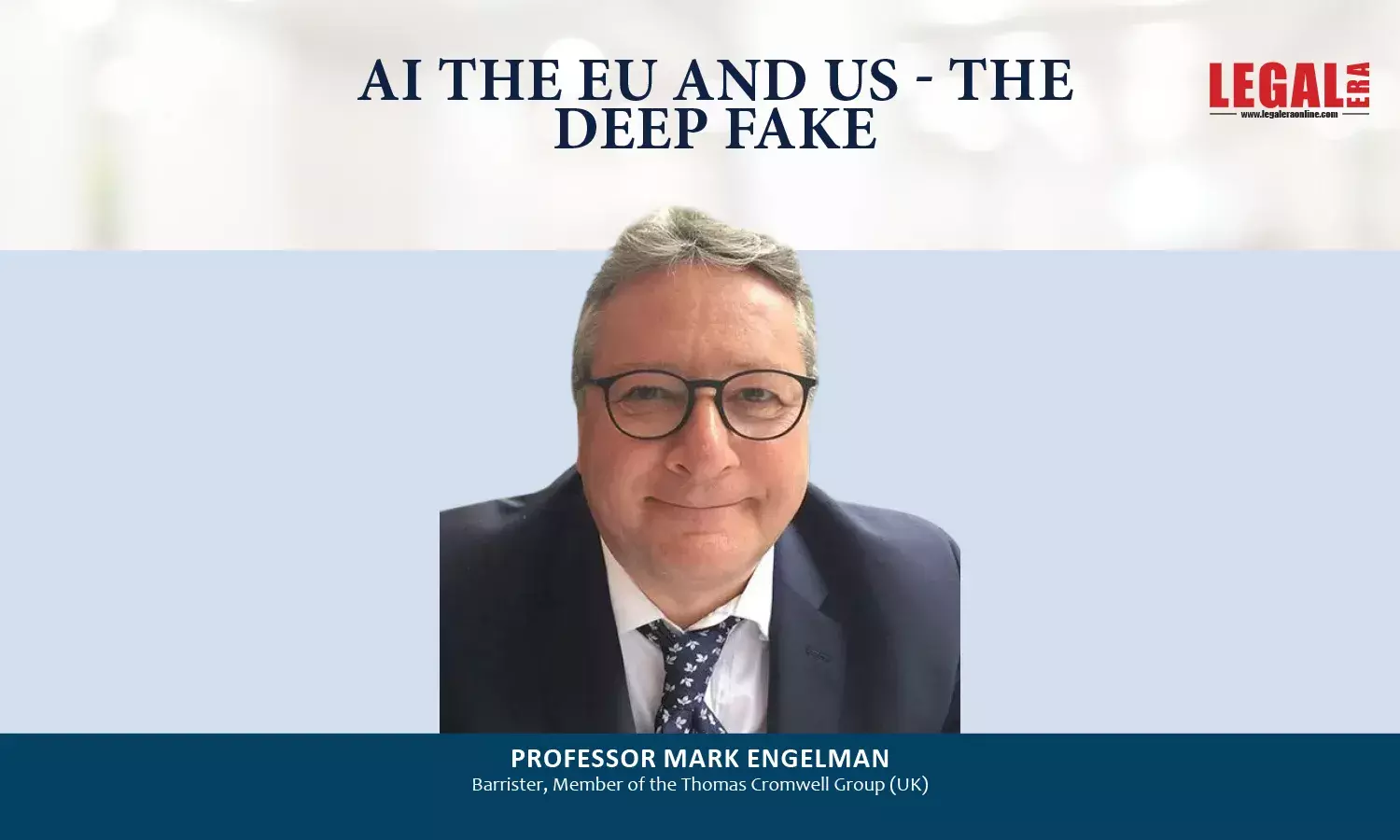 AI The EU And US - The Deep Fake
