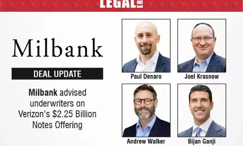 Milbank Advised Underwriters On Verizon’s $2.25 Billion Notes Offering