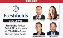Freshfields Advised Getlink SE On Issuance Of €600 Million Senior Secured Green Bonds