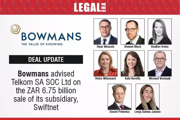 Bowmans Advised Telkom SA SOC Ltd On The ZAR 6.75 Billion Sale Of Its Subsidiary, Swiftnet