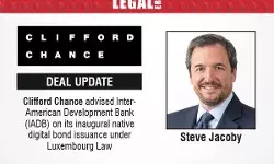 Clifford Chance Advised Inter-American Development Bank (IADB) On Its Inaugural Native Digital Bond Issuance Under Luxembourg Law