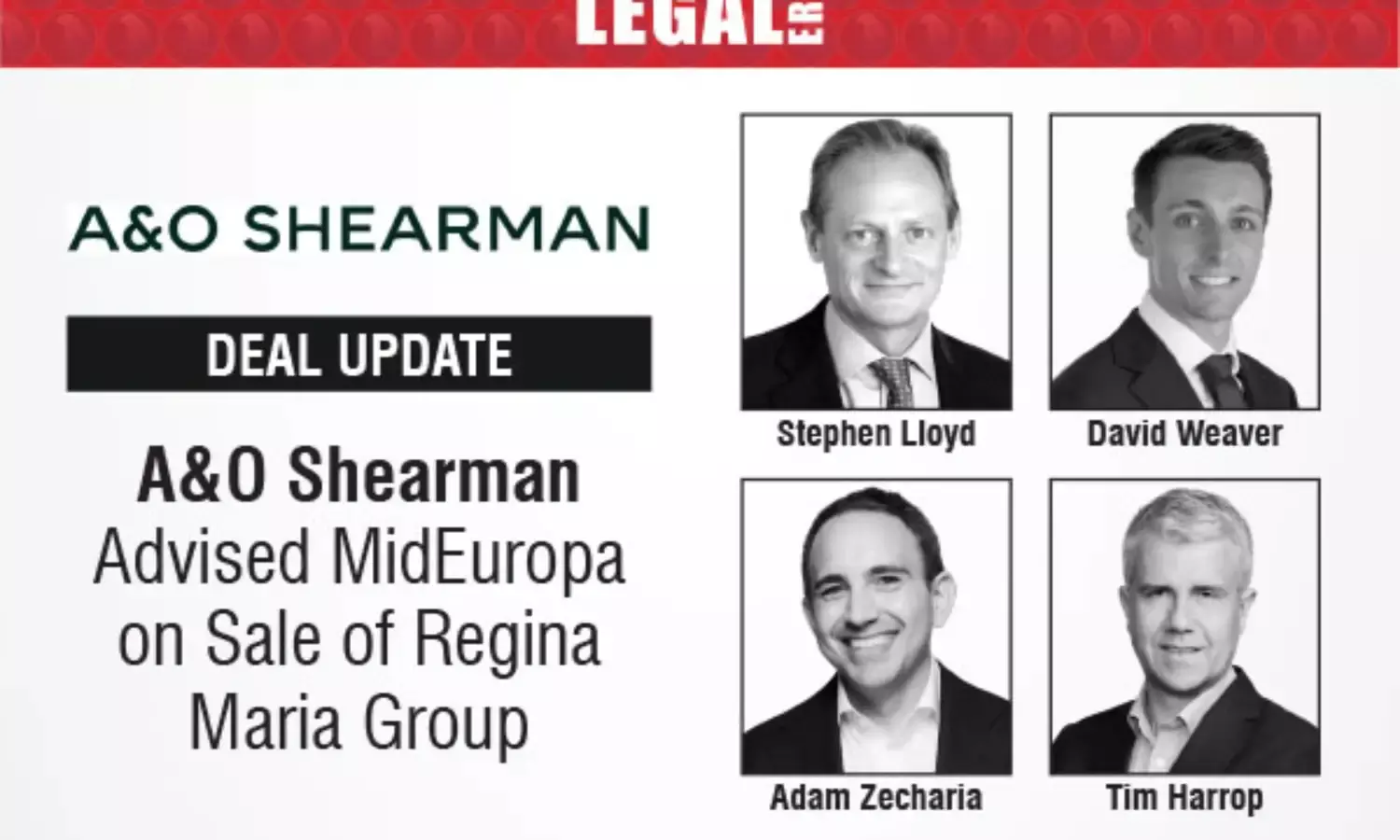 A&O Shearman Advised MidEuropa On Sale Of Regina Maria Group
