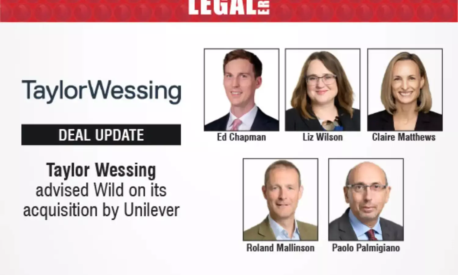 Taylor Wessing Advised Wild On Its Acquisition By Unilever