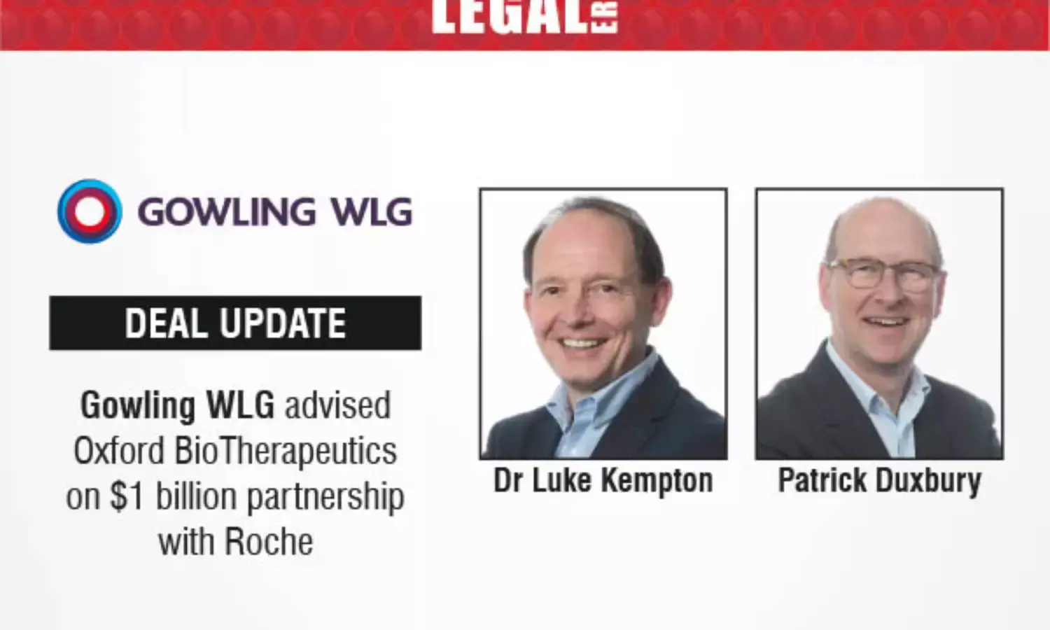 Gowling WLG Advised Oxford BioTherapeutics On $1 Billion Partnership With Roche