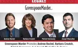 Greenspoon Marder Promotes Andrew Bechel, Barbara Croutch, Patrick Hennessey, And Joseph MacLellan To Partner Greenspoon Marder Promotes Andrew Bechel, Barbara Croutch, Patrick Hennessey, And Joseph MacLellan To Partner