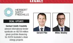 Herbert Smith Freehills Advised International Lender Syndicate On A$750 Million Green Portfolio Financing For ACEN Australia’s Clean Energy Projects